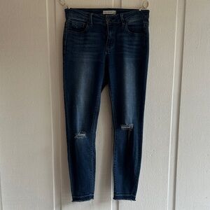 Unpublished Dark Blue Distressed Women’s Jeans Size 28